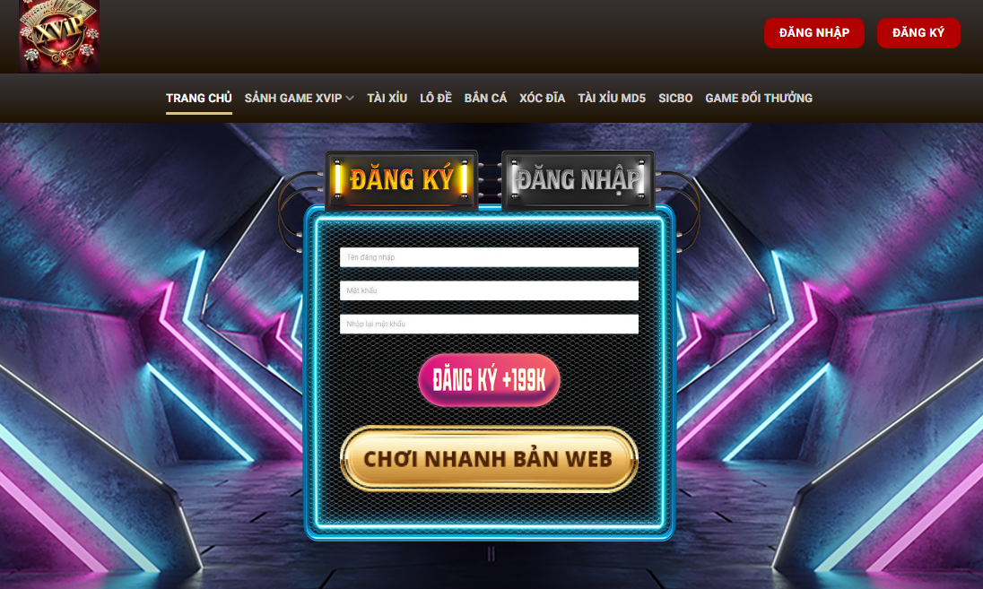 Hướng dẫn đăng kí tài khoản XVIP